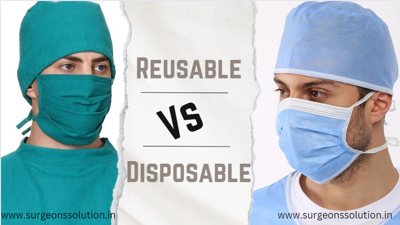 Reusable surgical cotton vs disposable non-woven SMMS fabric difference?